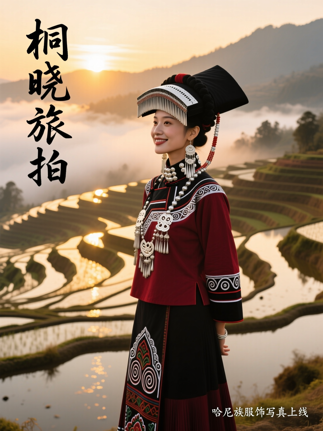 桐晓旅拍哈尼族服饰写真上线，民族风旅拍再添精品选择