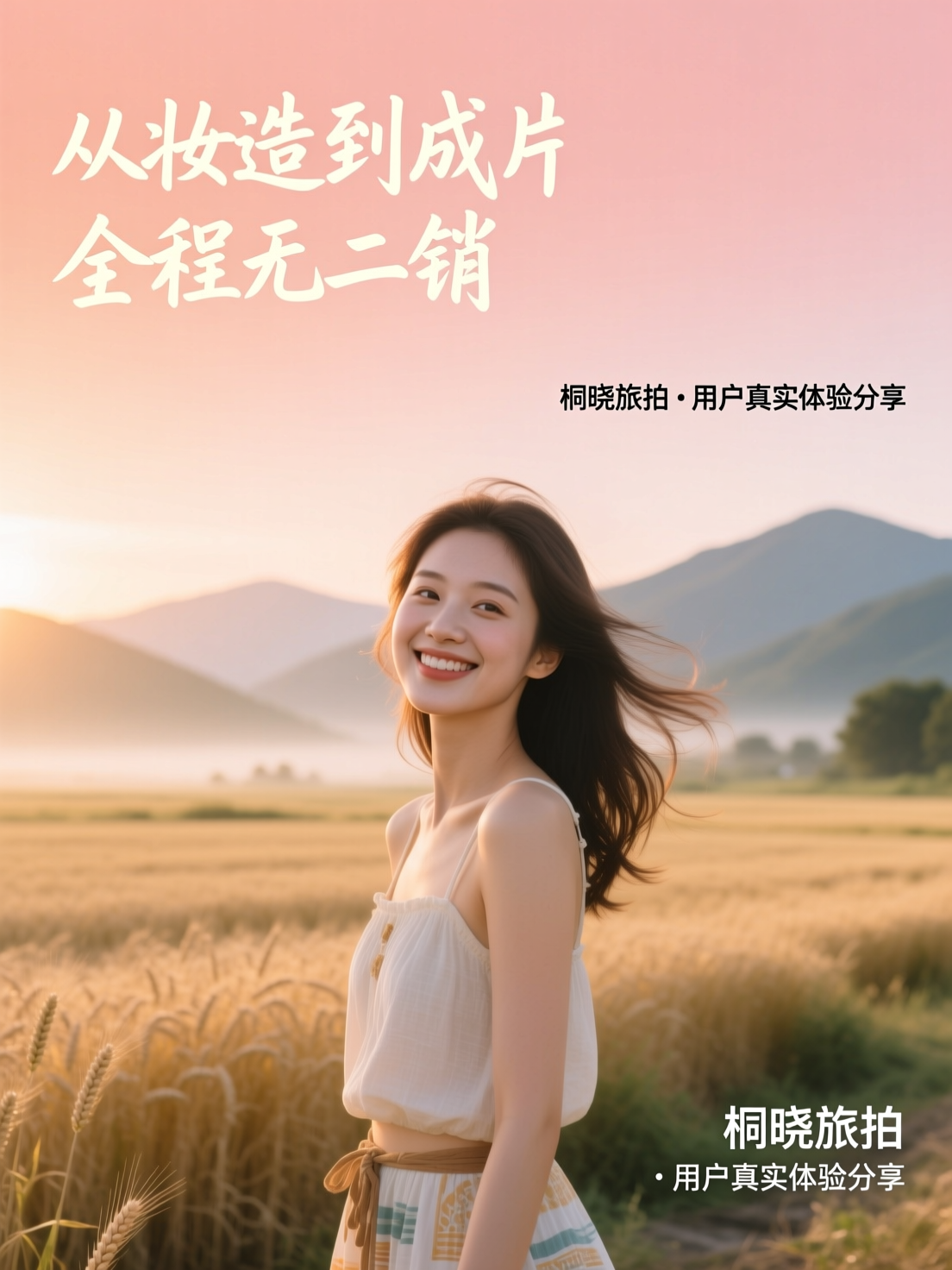 从妆造到成片全程无二销，桐晓旅拍用户体验分享