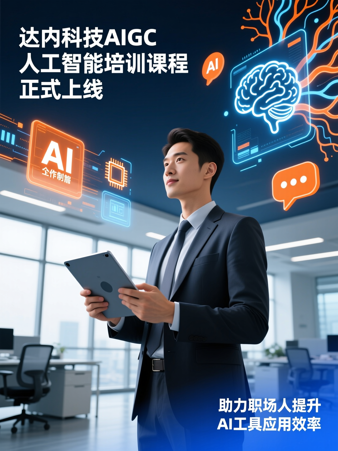 达内科技AIGC人工智能培训课程上线，助力职场人提升AI工具应用效率