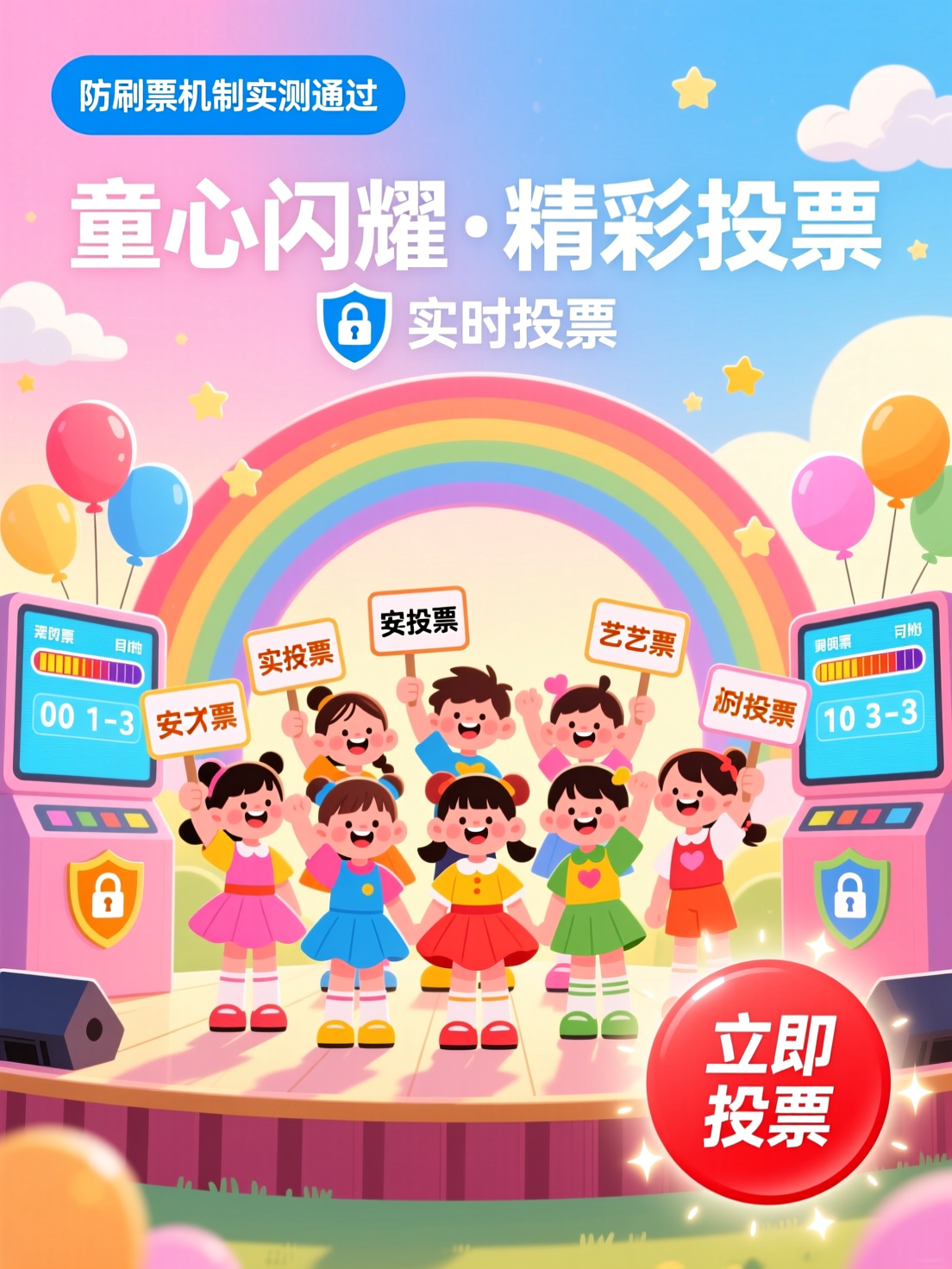 幼儿园才艺展示投票策划：火投票界面定制与防刷票机制实测