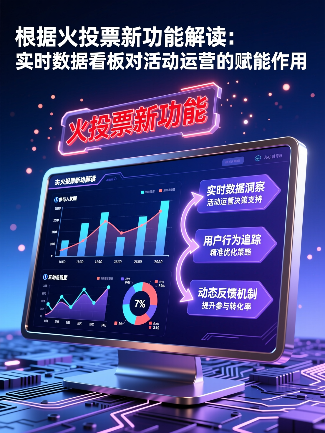 火投票新功能解读：实时数据看板对活动运营的赋能作用