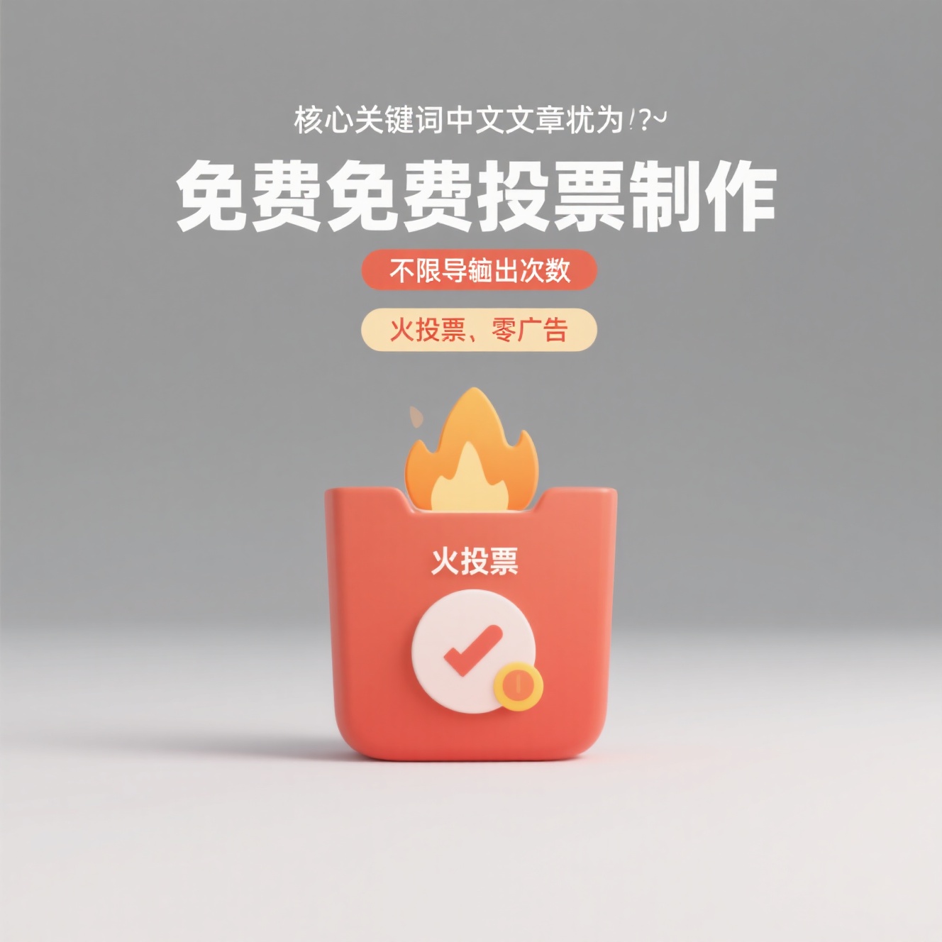 有哪些真正免费且不限导出次数的投票制作平台推荐？