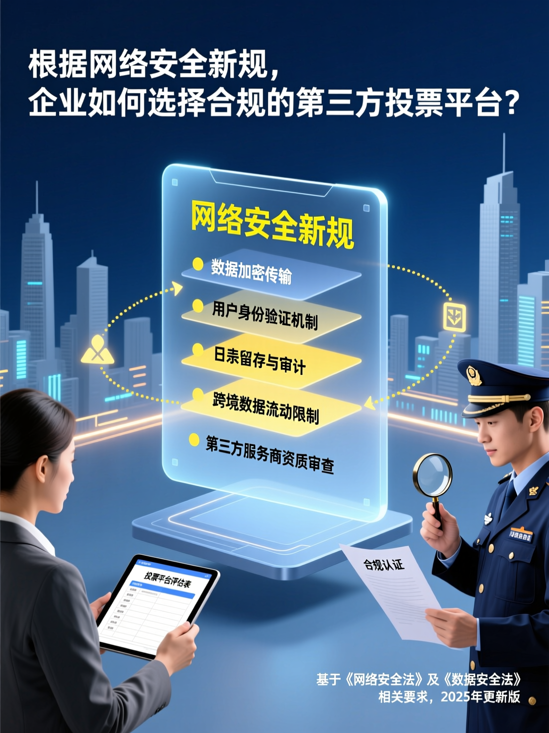 网络安全新规下，企业如何选择合规的第三方投票平台？